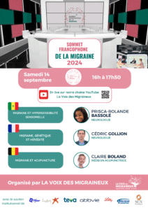 Événement : 4ème Sommet Francophone le 14 septembre 2 4emesommetfrancophonemigraineaffiche2024
