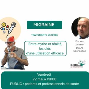 Webinaire « Les traitements de crise, entre mythe et réalité " - le 22 mai à 13h00 1 webinairetraitements